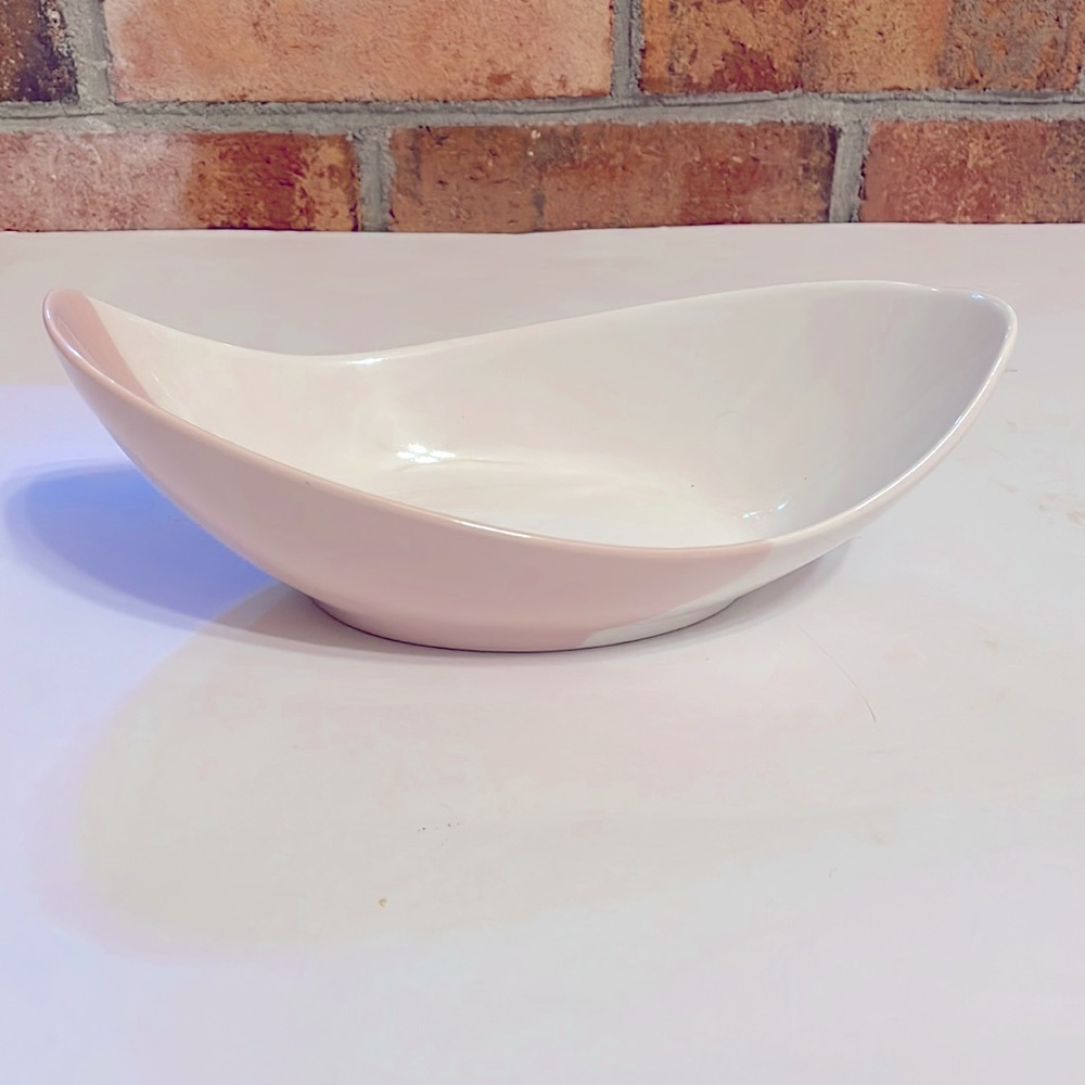 Stein Mart Strawberry Pink Long Ceramic Bowl